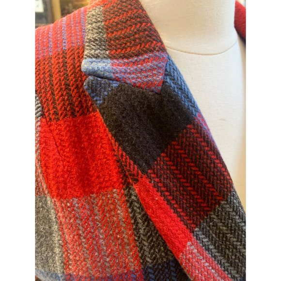 Marc by Marc Jacobs Vintage Women's Wool Plaid Double-Breasted Blazer - Size M - Picture 8 of 9